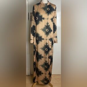 ASOS Tie dye print Long Sleeve Dress